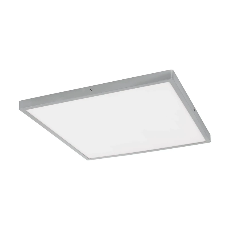 Eglo Fueva 1 Ceiling Light, Aluminium, 25 W, Silver, White