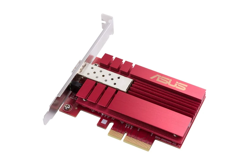 ASUS XG-C100F PCI Express 10-Gbps Gigabit Ethernet, Network Adapter PCIe 2.0/3.0 X4 SFP+ Network Card/Ethernet Card Support Fiber Optic