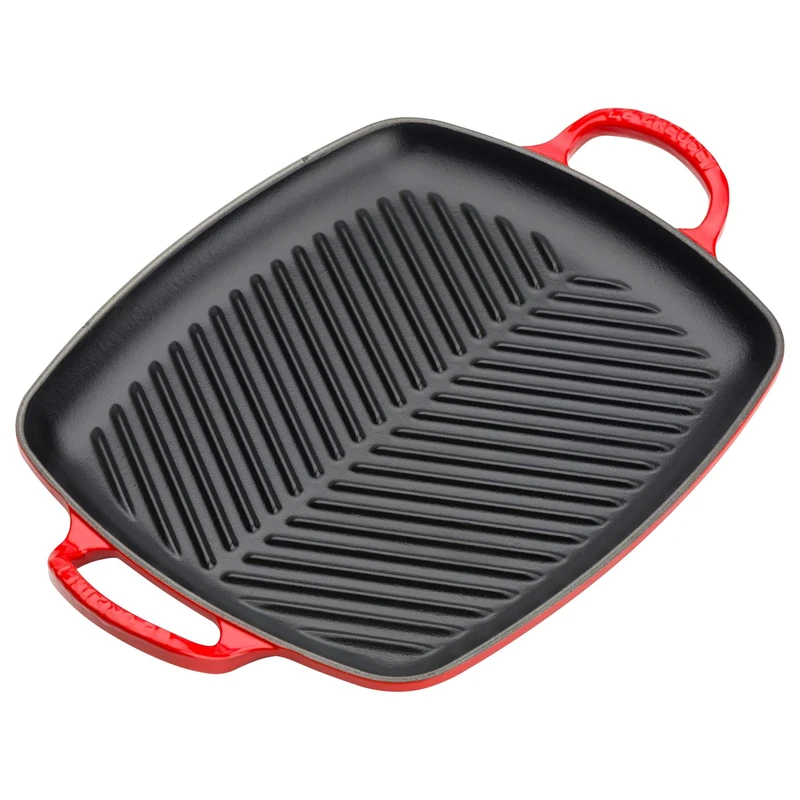 LE CREUSET Signature Cast Iron Rectangular Grill 30cm Cerise, 20201300600422