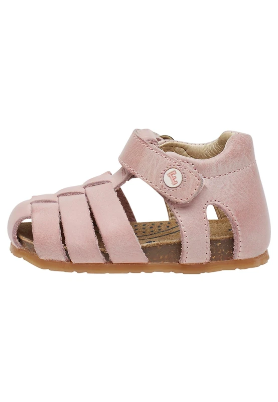 Falcotto Alby-Closed-Toe Fisherman Leather Sandals Pink 26 - Image 1