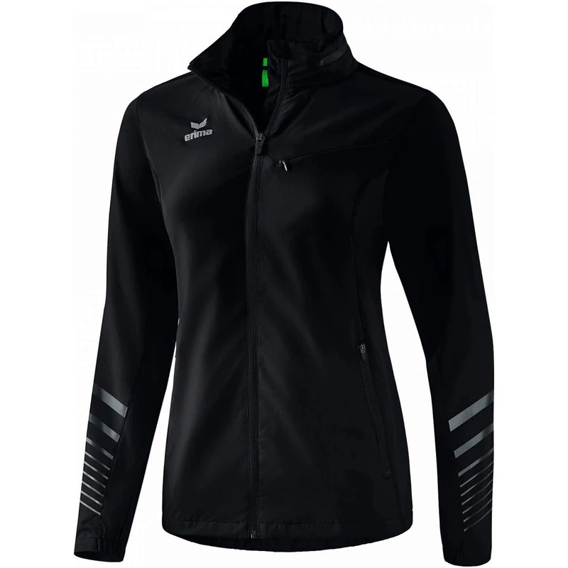 Erima Women Race Line 2.0 Running Jacket - Black, Size 42 - Image 1