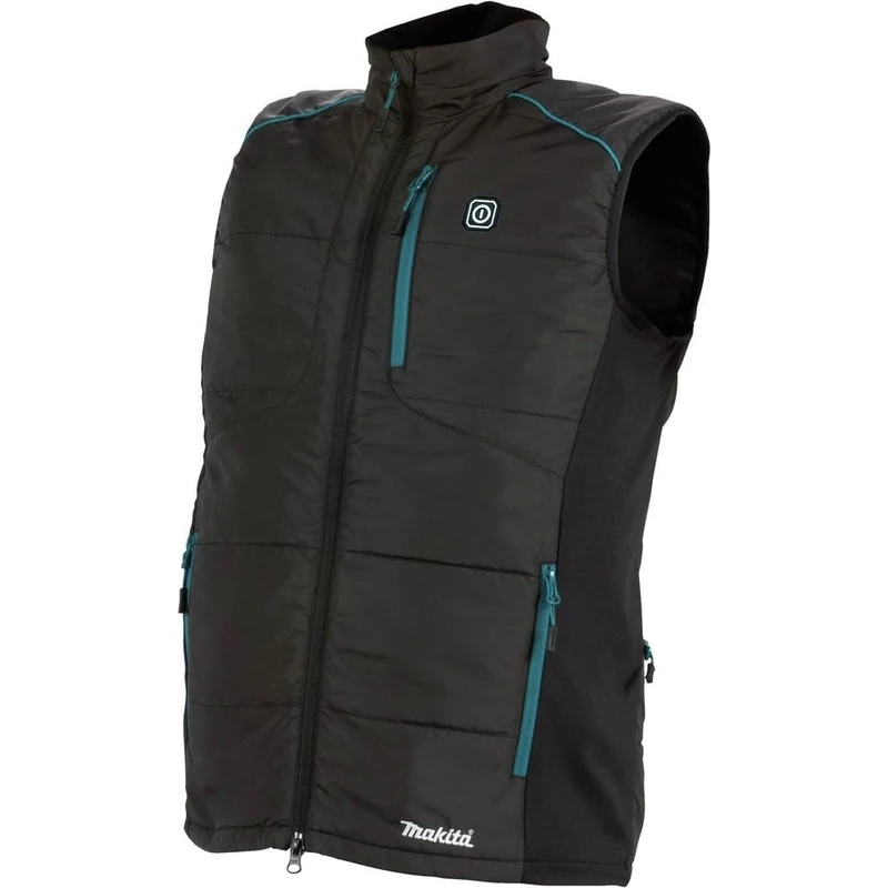 Makita DCV202ZL 14.4V to 18V Li-ion LXT Heated Vest - Batteries and Charger Not Included, Black