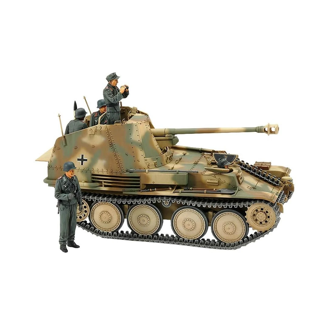 TAMIYA 35364 1:35 German Hunting Tank Marten III Normandy, Model Building, Plastic Kit, Hobby, Crafts, Gluing, Model Kit, Model, Assembly, Unpainted