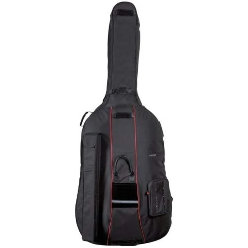 GEWA Double Bass Gig-Bag Prestige 1/2 - 25mm padding, bow pocket, sheet music pocket, backpack straps