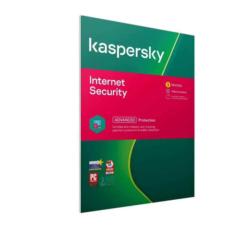 Kaspersky Internet Security 2021 | 3 Devices | 2 Years | Antivirus and Secure VPN Included | PC/Mac/Android | UK Activation Code by Post
