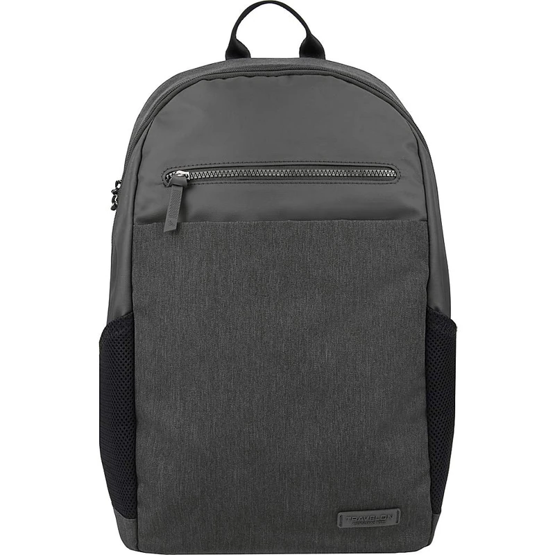 Travelon: Anti-Theft Metro Backpack, Gray, 11.75 x 17.5 x 5, Anti-theft Metro Backpack