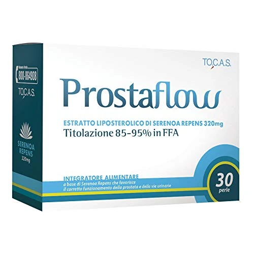 TOCAS Prostaflow Prostate with Serenoa Repens Supplement 30 Pearls - Image 1