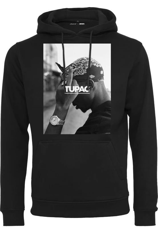 Mister Tee Herren 2Pac FCK The World Kapuzenpullover, Black, XXXXL