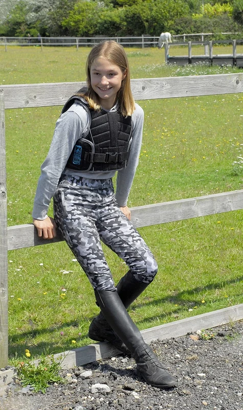 Rhinegold Childs Pro Comfort Body Protector-Medium -Black