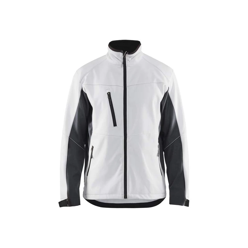Blaklader 495025161098S Softshell Jacket, White/Dark Grey, Size S