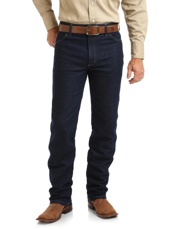 Wrangler Men's Cowboy Cut Active Flex Original Fit Jean, Prewashed, 31W x 34L
