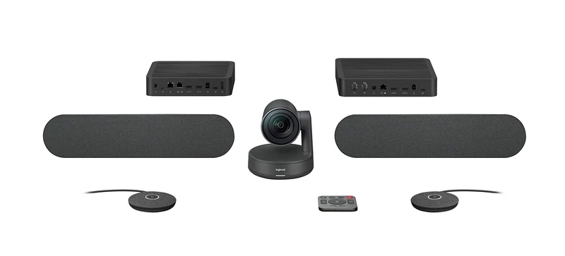 Logitech Rally Ultra-HD ConferenceCam, UK Power Plug - Black