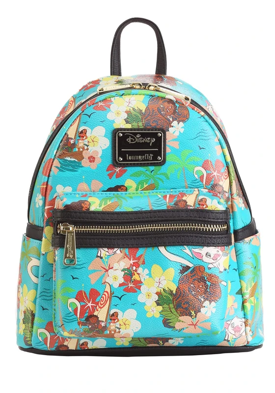 Loungefly Disney Moana Floral Mini Backpack,