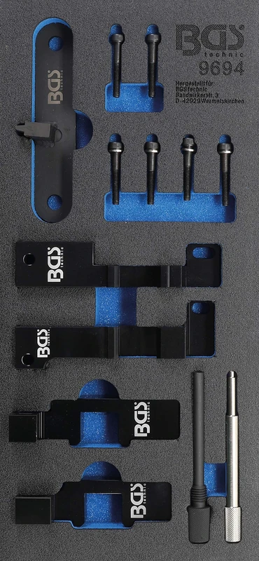 BGS 9694 | Tool Tray 1/3: Engine Timing Tool Set | for Land Rover 3.6 TD V8