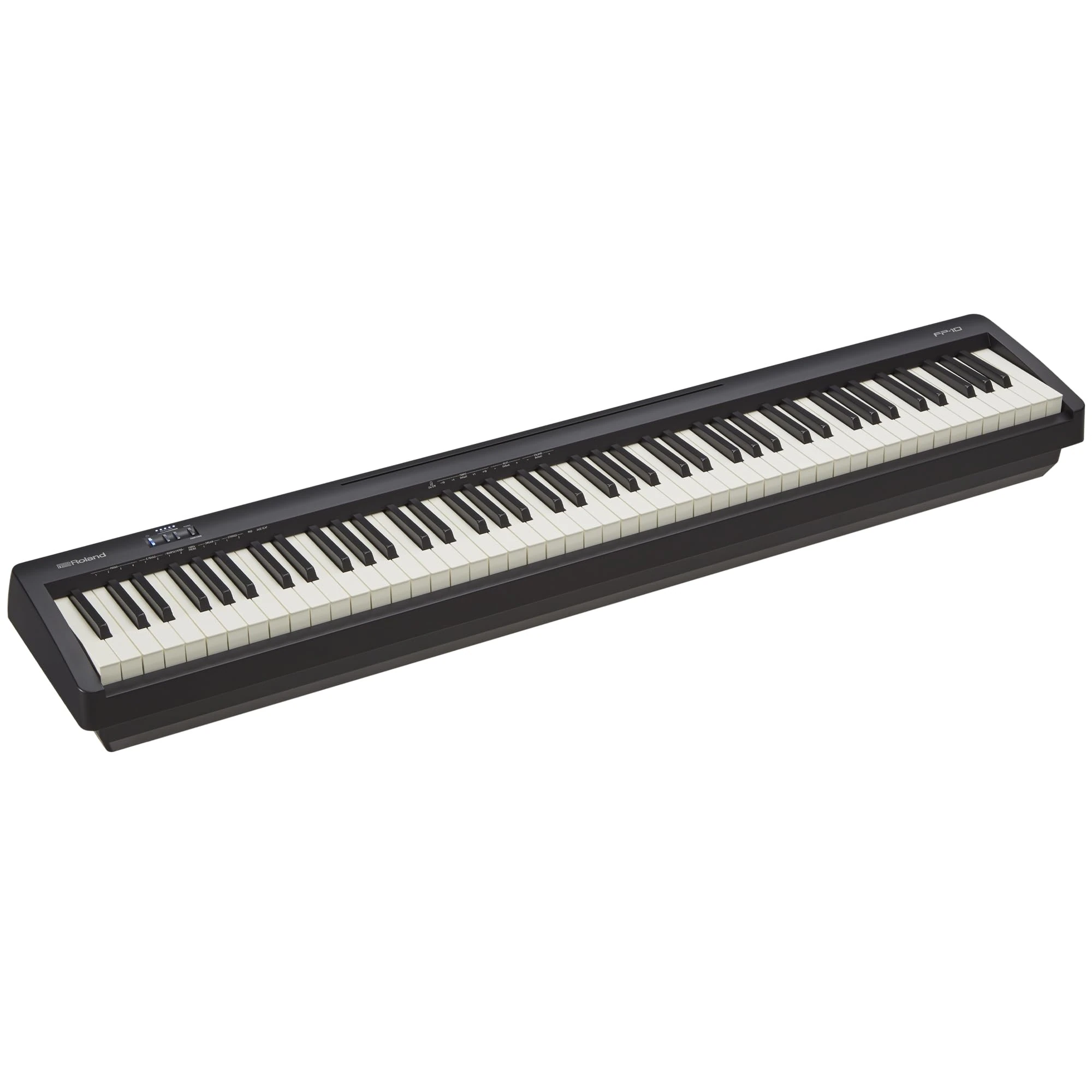 Roland FP-10, Compact 88-Note Digital Piano, SuperNATURAL Piano Tones, Authentic Acoustic Feel Keyboard, Great for Beginners & Experienced Players, Bluetooth & MIDI Connectivity - Black
