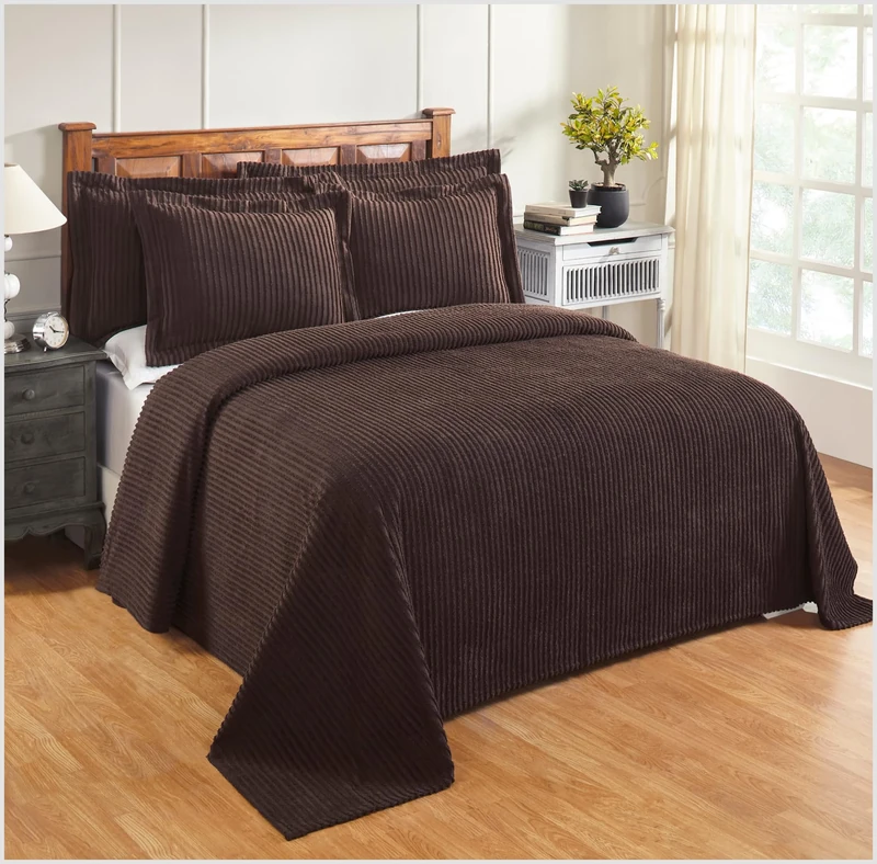 Better Trends, Cotton, Chocolate, King Bedspread