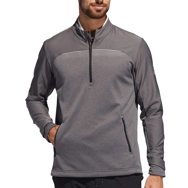adidas Men's Go- to 1/4 Zip Jacket Track Jacket Not Applicable, Grey (Gris Dq1801), X-Large - Image 1