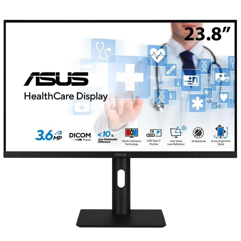 ASUS HA2441A écran plat de PC 60,5 cm (23.8") 2560 x 1440 pixels Quad HD LCD Noir