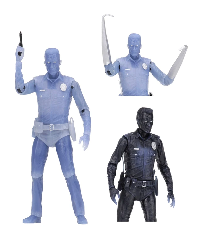 NECA Official - Terminator Figure White Hot T-1000 Ultimate 7" Action Figure - Image 1