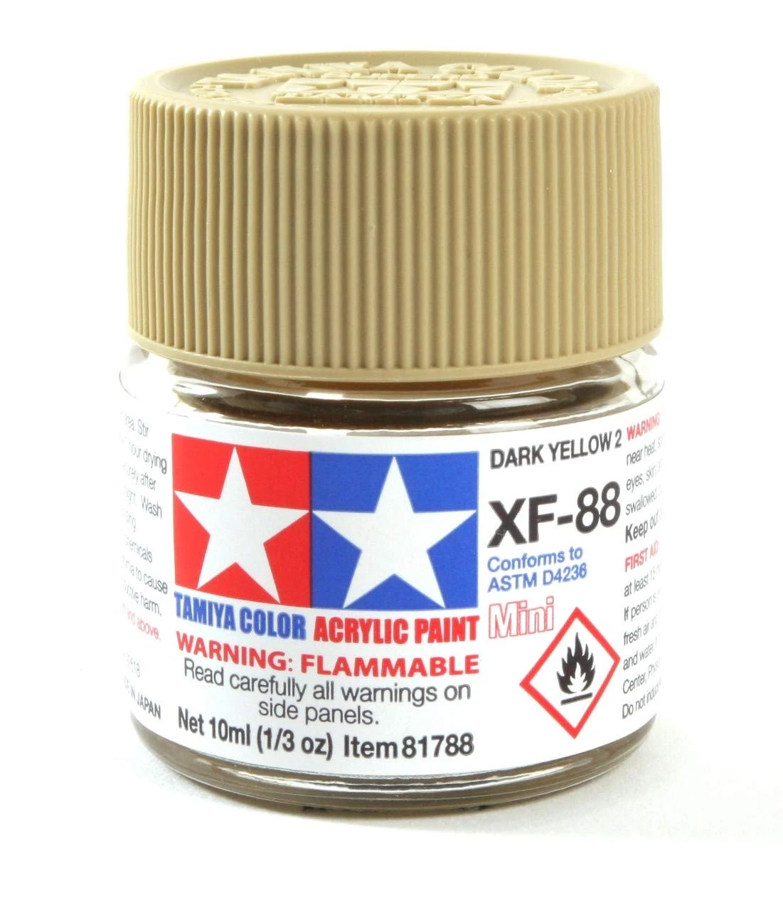 Tamiya Mini XF88 - Jaune Foncé 2