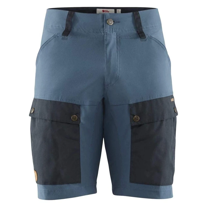 FJÃ„LLRÃ„VEN Men's Keb M Shorts with two pockets, Blue (Dark Navy/Uncle Blue), 7 3 8 UK