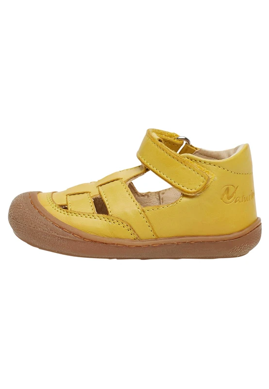 Naturino WAD-Leather semi-Open Shoes Yellow 26