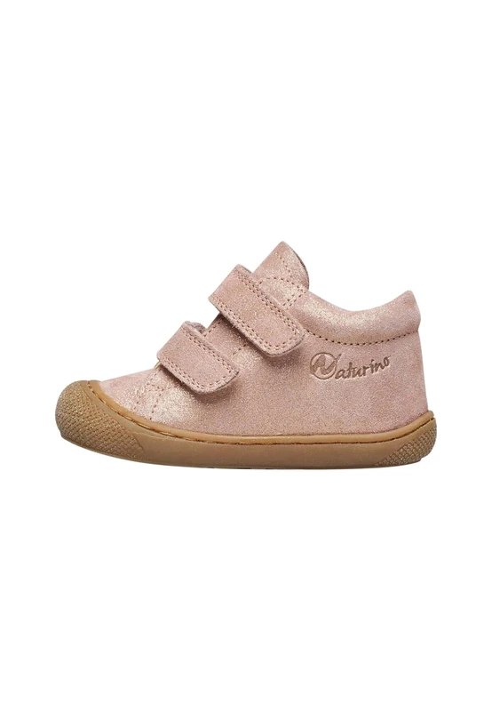 Naturino Cocoon VL-Leather First-Steps Shoes, Pink Rosa 0m02, 1.5 Child UK (17 EU )