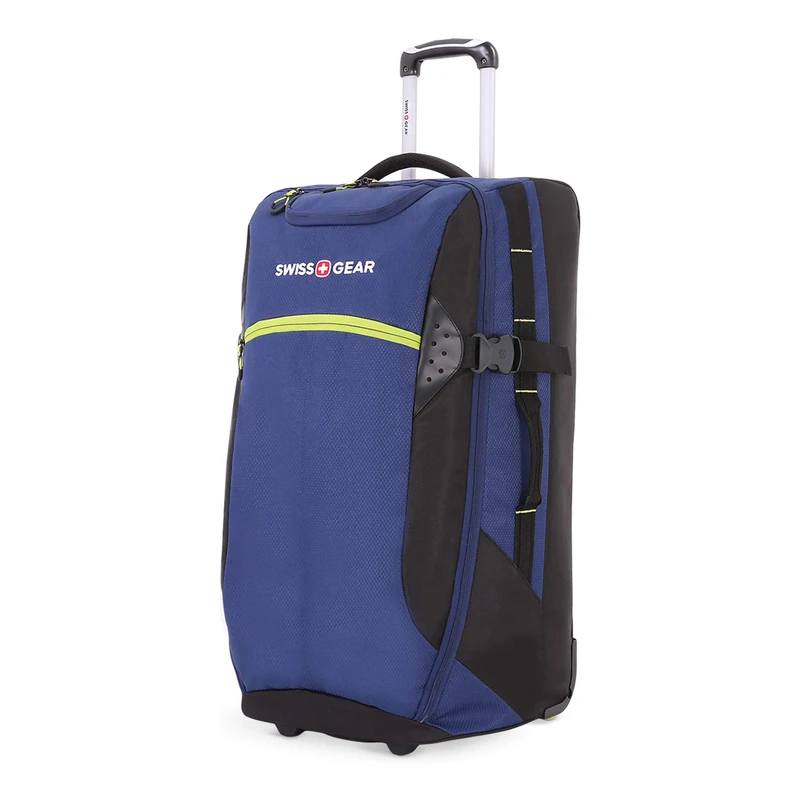 SwissGear Extra Large Lightweight Rolling Duffel, Blue/Green, One Size, Blue/Green, One Size, Extra Large Lightweight Rolling Duffel