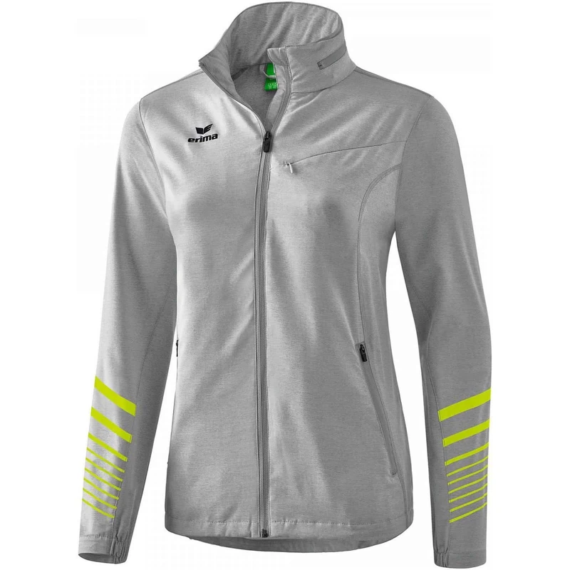 Erima Women Race Line 2.0 Running Jacket - Grey Marl, Size 38
