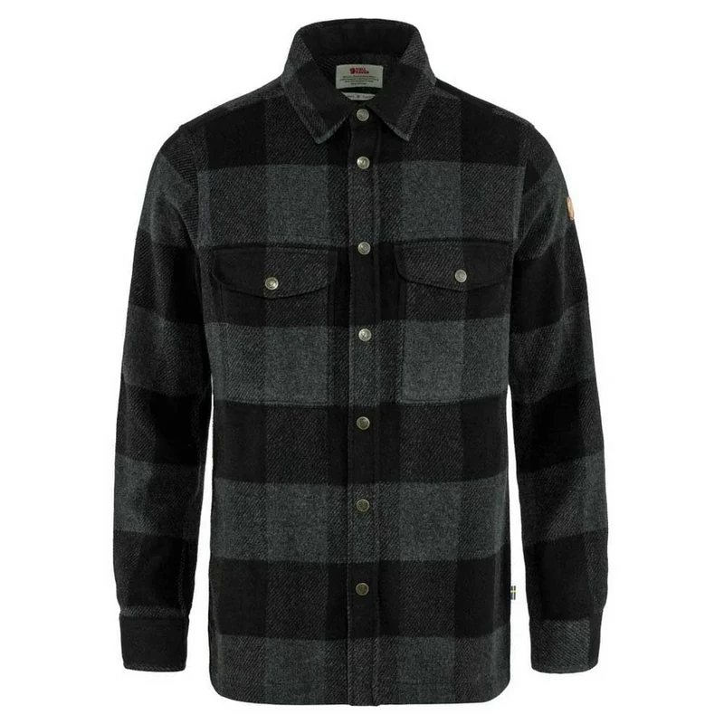 Fjallraven Men's Canada M Long Sleeved T shirt, Black, 3XL UK