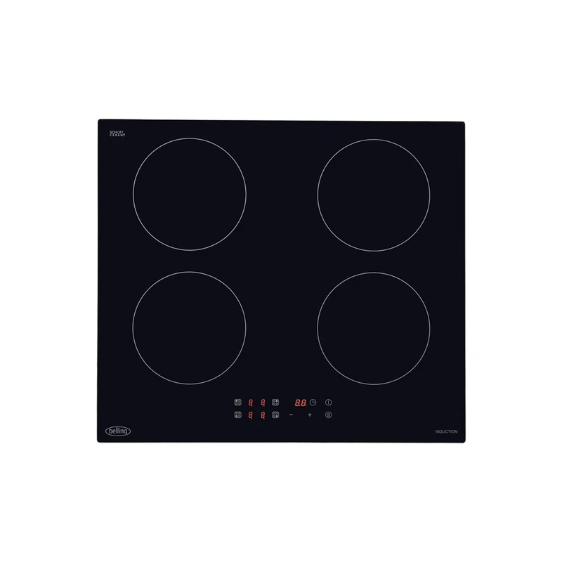 Belling IHT6013 60cm 4-Zone Induction Hob - Plug & Cook