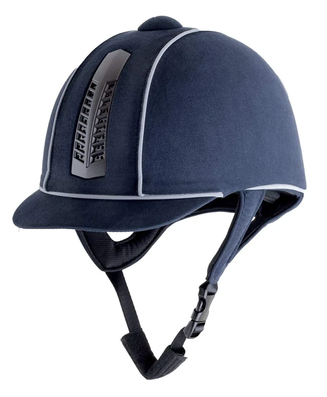 Rhinegold Reflective Pro Riding Hat-6.3/4-Navy