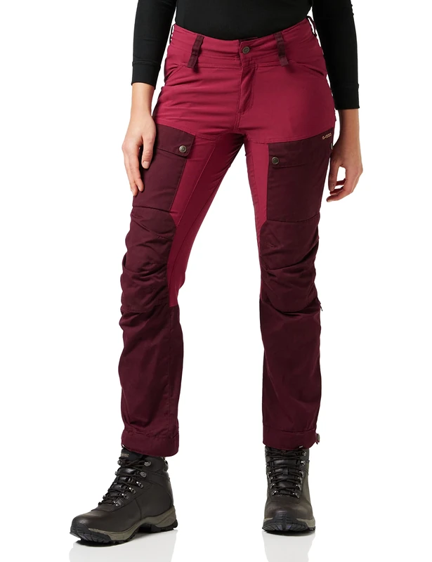 FJALLRAVEN F89898S -356-420 Keb Trousers W Short Dark Garnet-Plum 36