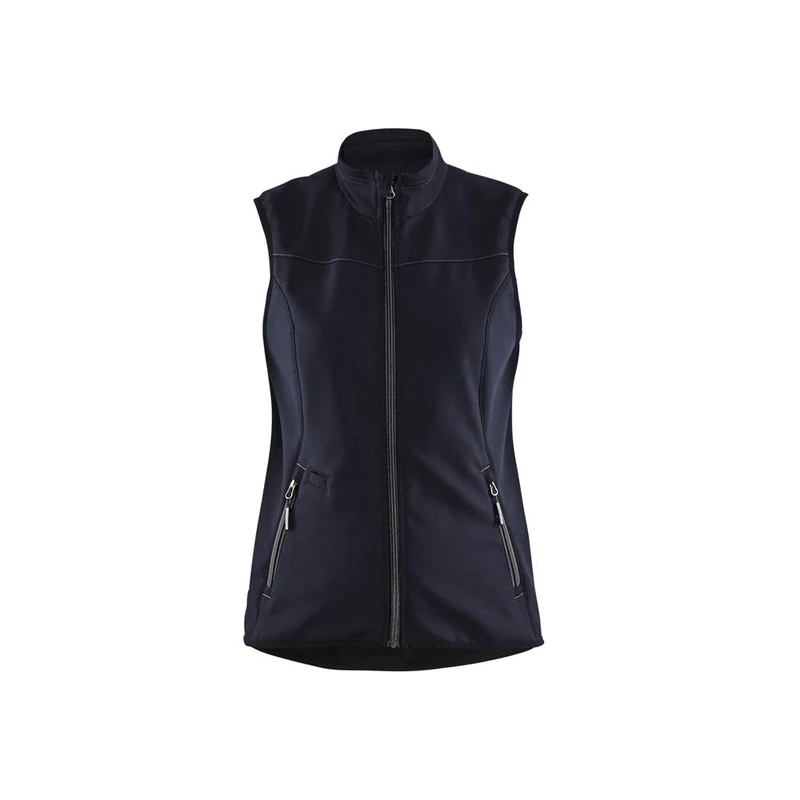 Blaklader 385125168699XS Ladies Softshell Gilet, Dark Navy Blue/Black, Size XS