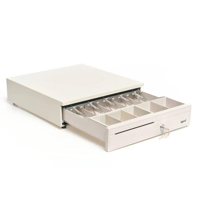 Iggual IRON-3W 41 cm RJ-11 Coin Drawer - White