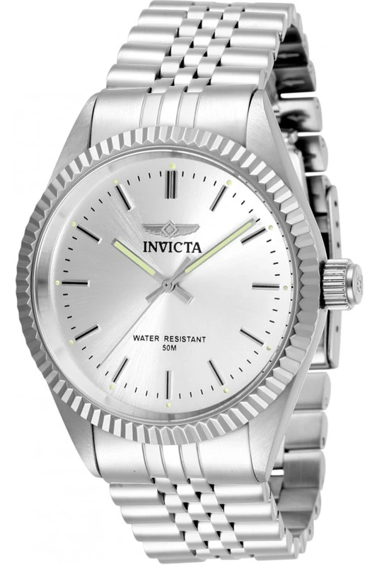 Invicta Specialty 29373 Men's Watch - Waterproof - Analogue - Quartz Movement - stainless steel with Silver dial - 43mm - Image 1