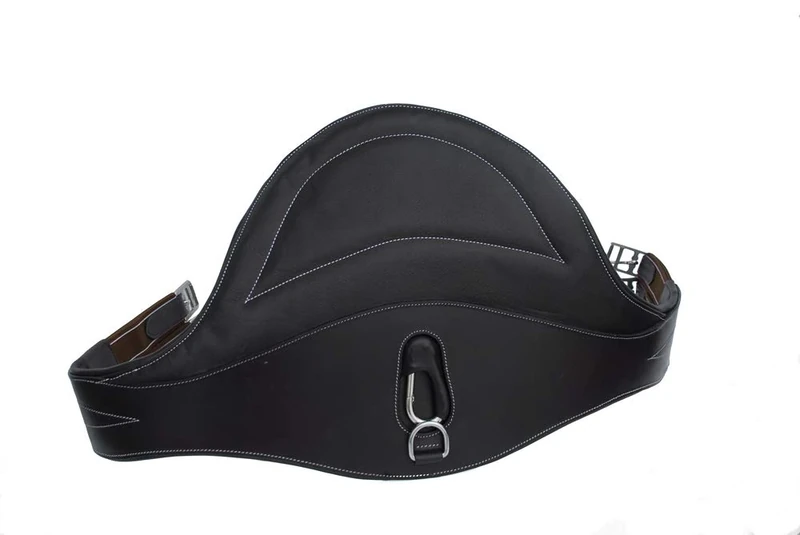 Rhinegold Softee Leather Padded Stud Guard - 54" - Havana