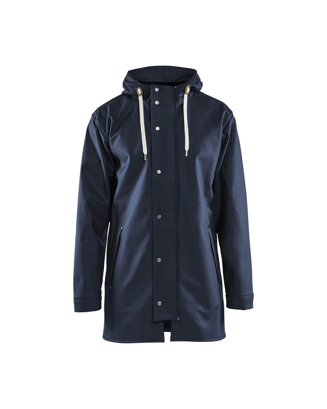 BLÅKLÄDER Rain Coat Men M Dark Navy Blue
