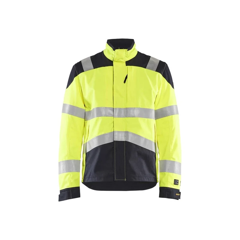 Blaklader 408915123389XL Inherent Multinorm Jacket, High Vis Yellow/Navy, Size XL