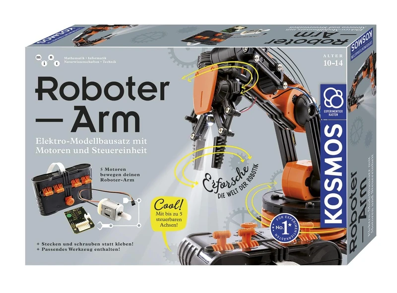 Kosmos Roboter-Arm (drei Fragezeichen): Experimentierkasten