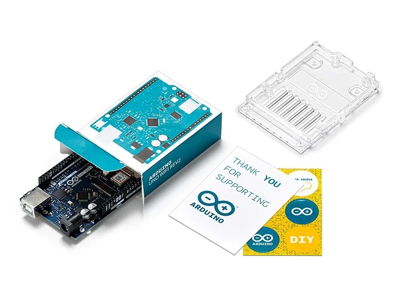 Arduino UNO WiFi Rev.2 [ABX00021] - ATmega4809, WiFi, Bluetooth LE, ECC608 Crypto Chip, IMU Sensor, Ideal for IoT, Sensor Networks & Wireless Communication