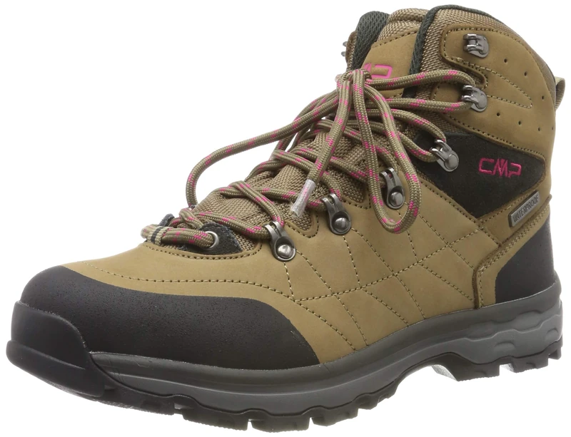 CMP Women's Sheliak High Rise Hiking Shoes, (Desert P613), 7.5 UK - Image 1