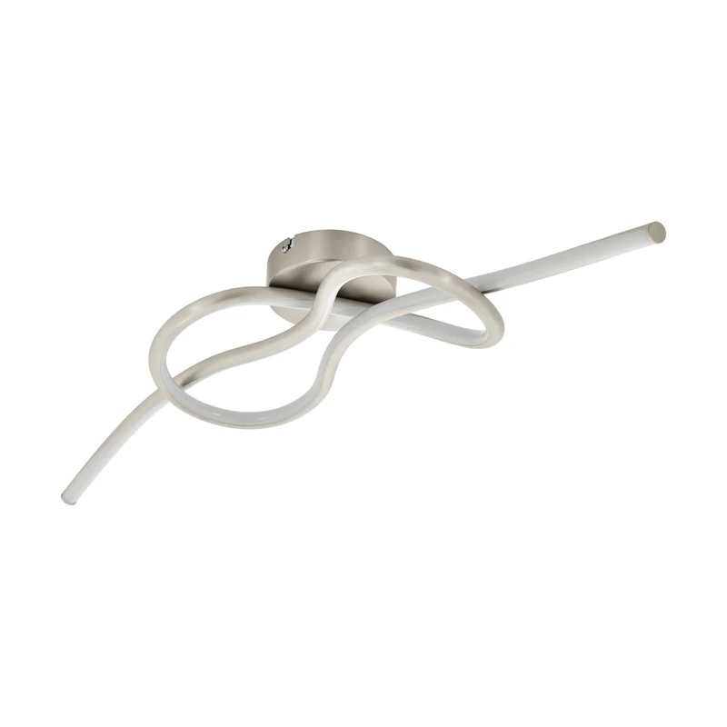 Eglo Novafeltria Ceiling Light Steel 13 W Matt Nickel