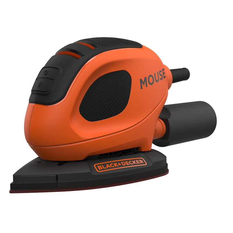 BLACK + DECKER 55W Mouse Sander with 15 Accessories in Softbag, BEW230BC-QS - Image 1