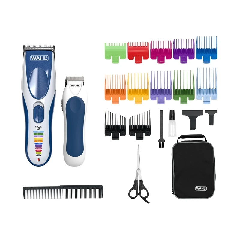 Wahl Color Pro Cordless Hair Clipper Ideal For Beginners, Cordless/Wireless; 8 Combs Colour Codes, Trimmer Finish Included - Image 1