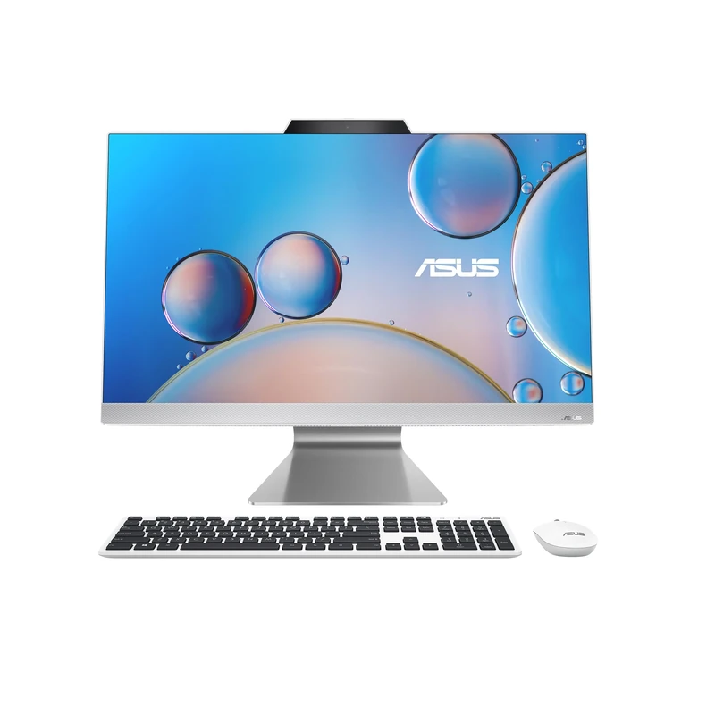 ASUS AIO F3702WFAK#B07ML1XD2K, 27" Display, 75Hz, AMD Ryzen 5 7520U Processor, RAM 16GB, 512GB SSD PCIE, Windows 11 Home, White