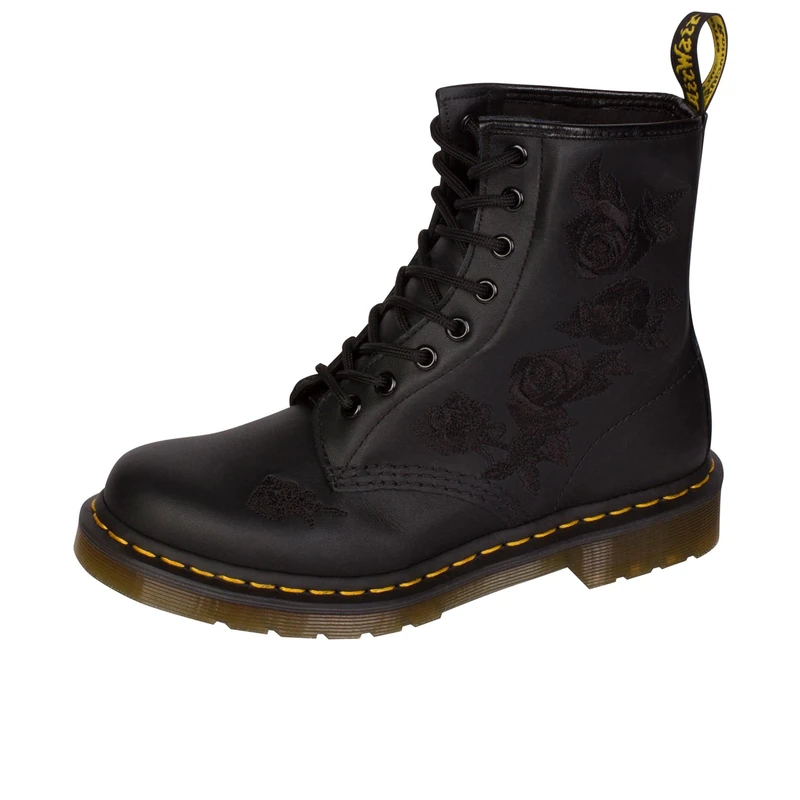 Dr. Martens Women's 1460 Vonda Mono Fashion Boot, Black Softy T, 8 UK - Image 1