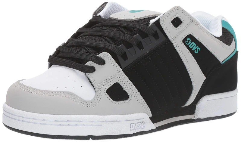 DVS Men's Celsius Skate Shoe, Black Charc White Turq Nubuck, 10 UK - Image 1