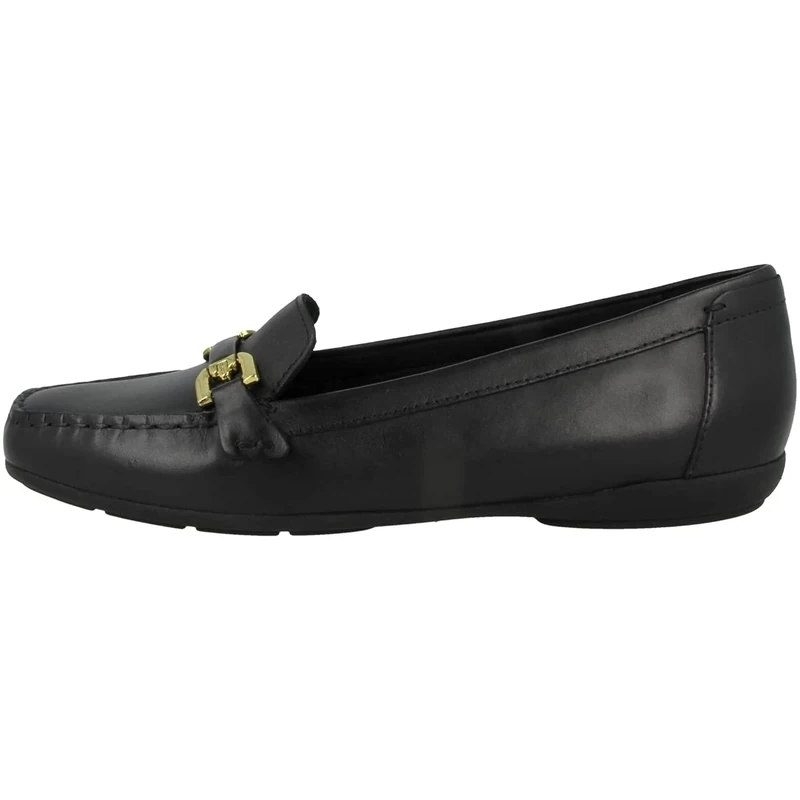 Geox Women's D Annytah Moc A Moccasins, Black C9999, 10 UK
