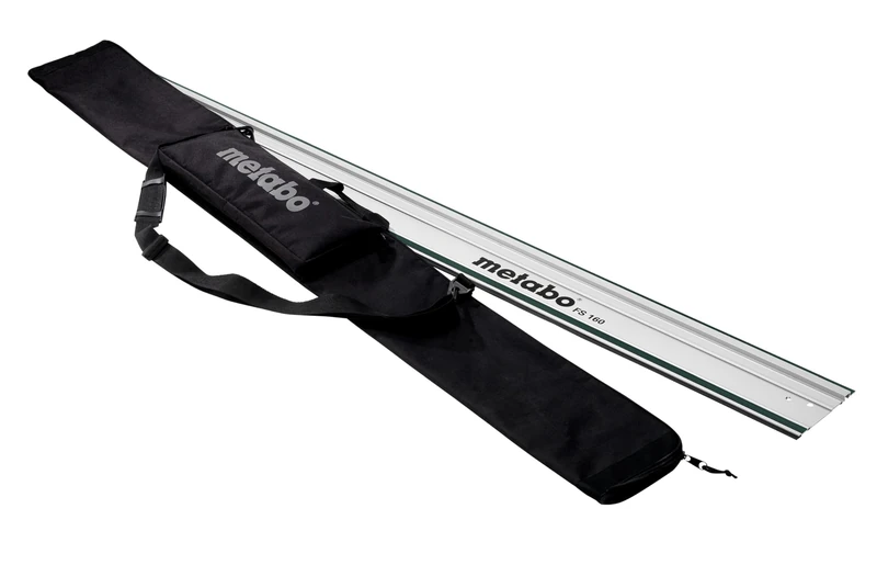 metabo Guide Rail FS 160 cm with Bag - Precise Guidance, Chip Protection, Non-Slip Coating, Expandable, Safe Transport - Compatible with metabo Circular Saws Hand Circular Saws - Image 1